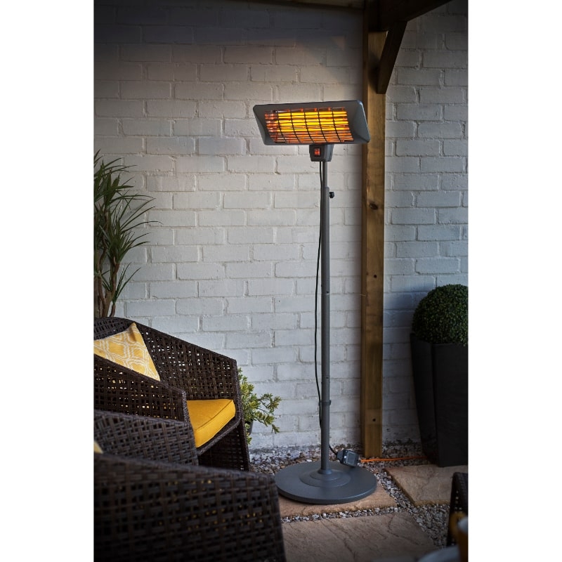 Tower Heater La Hacienda Free Standing Electric Patio Heater La