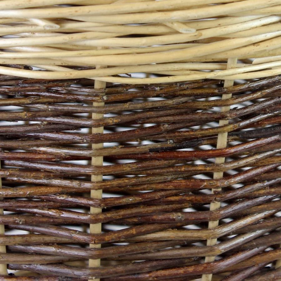 Classic Two-Tone Fireside Log Basket - Image 4