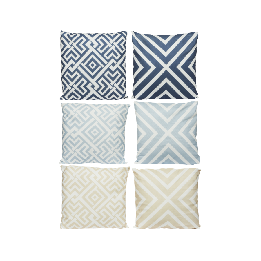 Geometric Printed Cushion