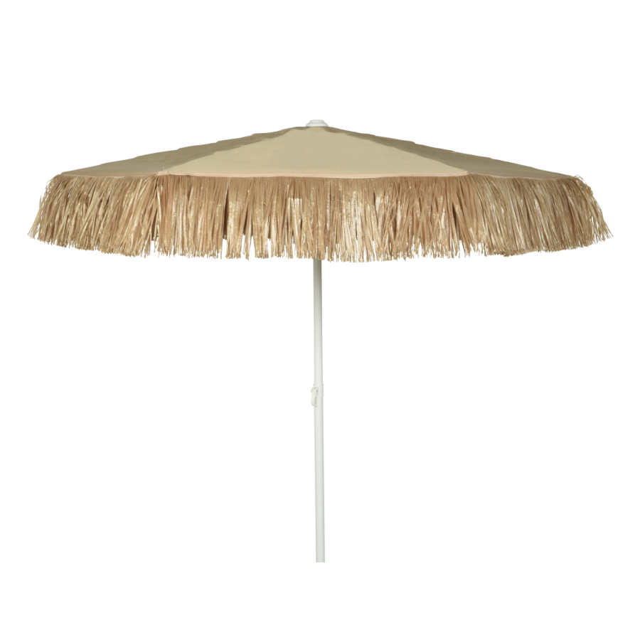 Outdoor Pully Parasol Natural