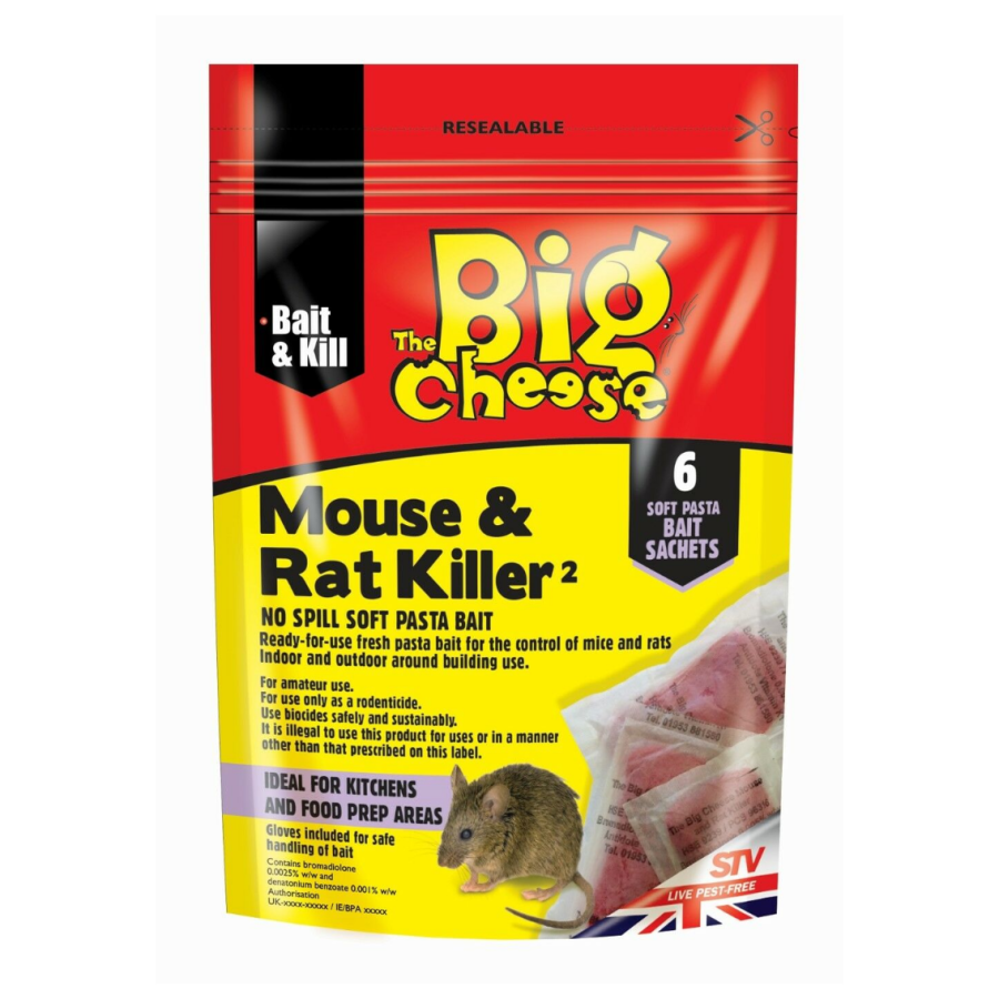 The Big Cheese Soft Pasta Bait Mouse and Rat Killer