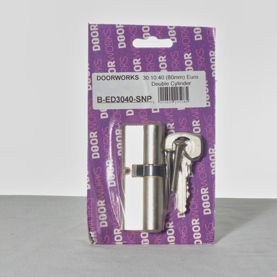 Doorworks 30:10:40 Euro Double 6 Pin Cylinder