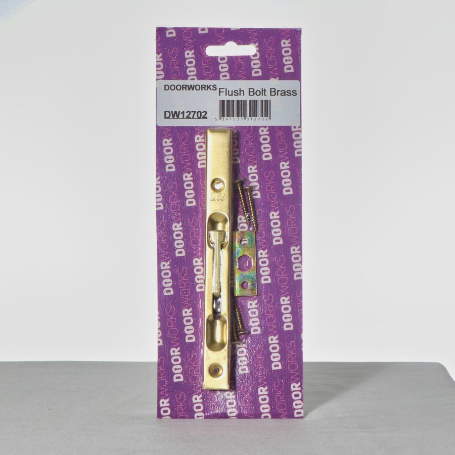 Doorworks Flush Bolt - Brass