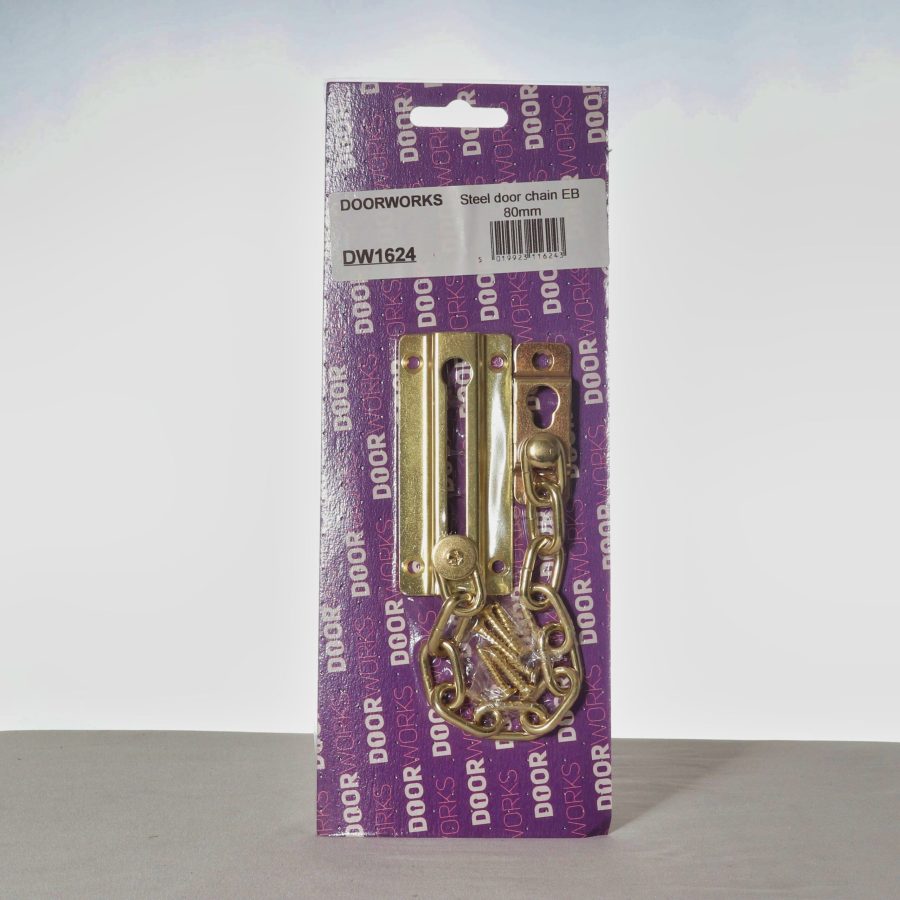 Doorworks Steel Door Chain - Brass