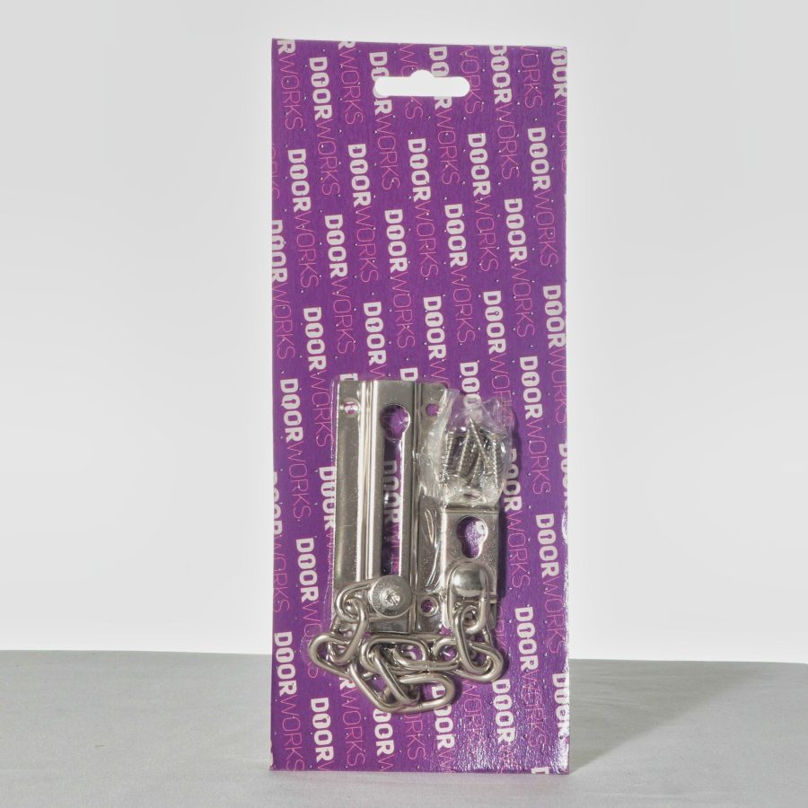 Doorworks Steel Door Chain - Nickel