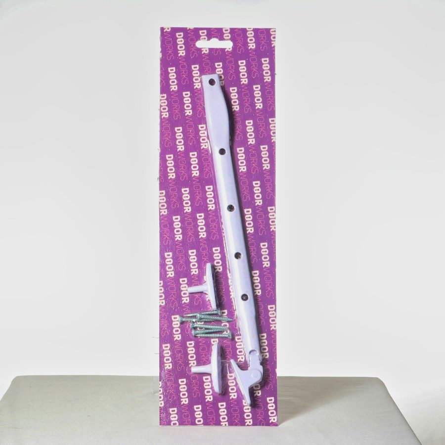 Doorworks Casement Window Stay - White