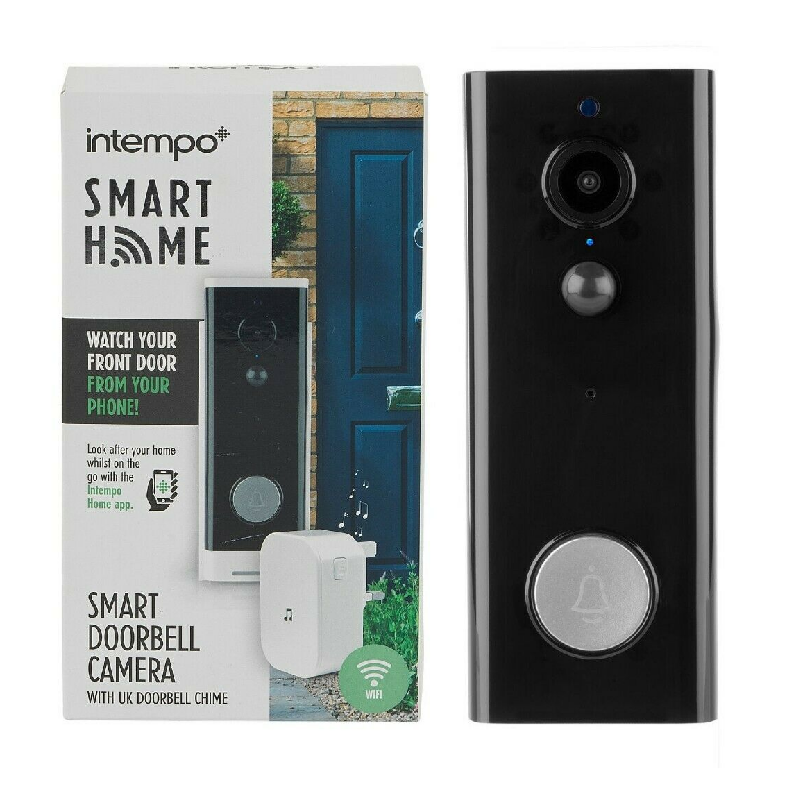 intempo smart 720p doorbell camera