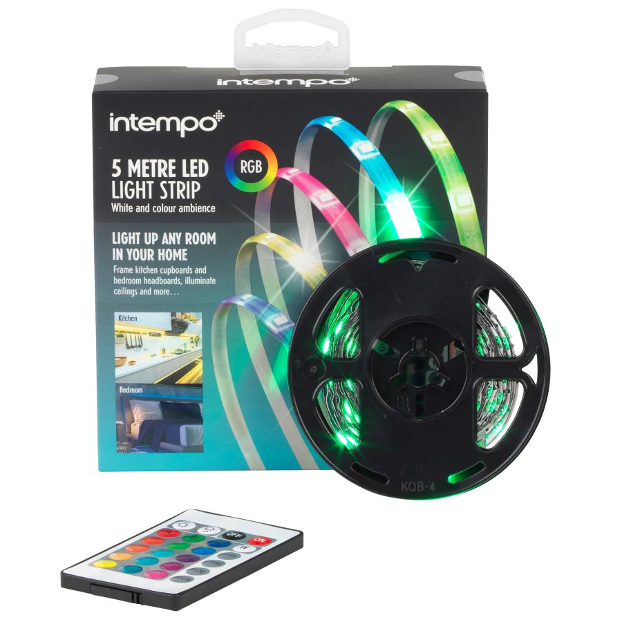 Intempo 5M USB Colour-Changing LED Strip Light