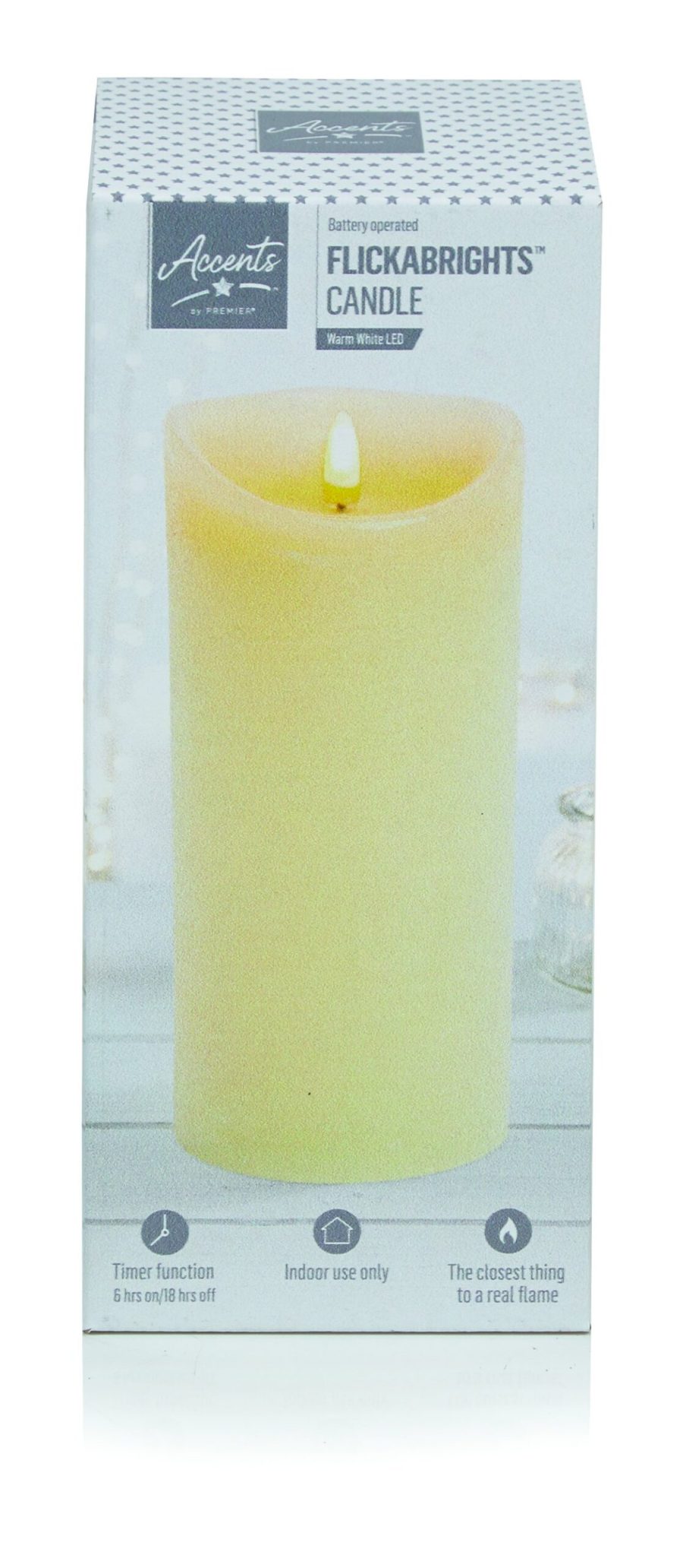 Premier Flickabright Battery Operated Candle