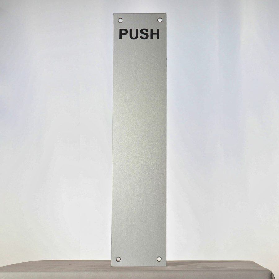 350 X 75mm Push Plate Saa