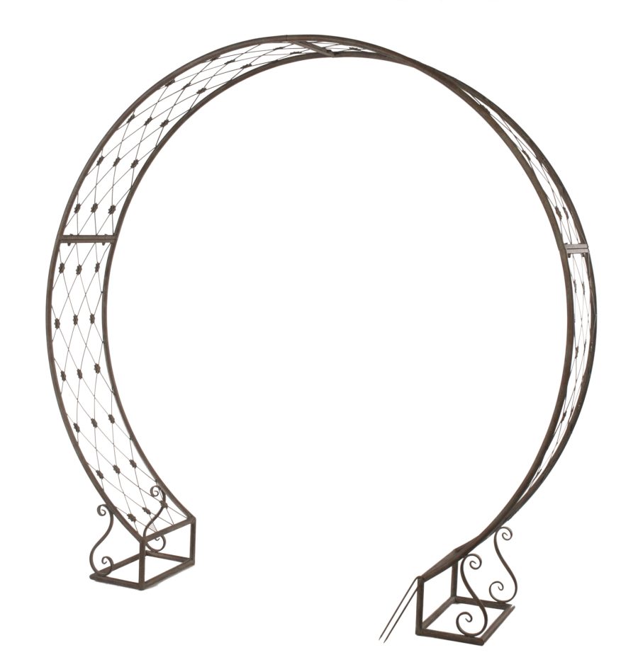 Festive Walk Through Metal Arch