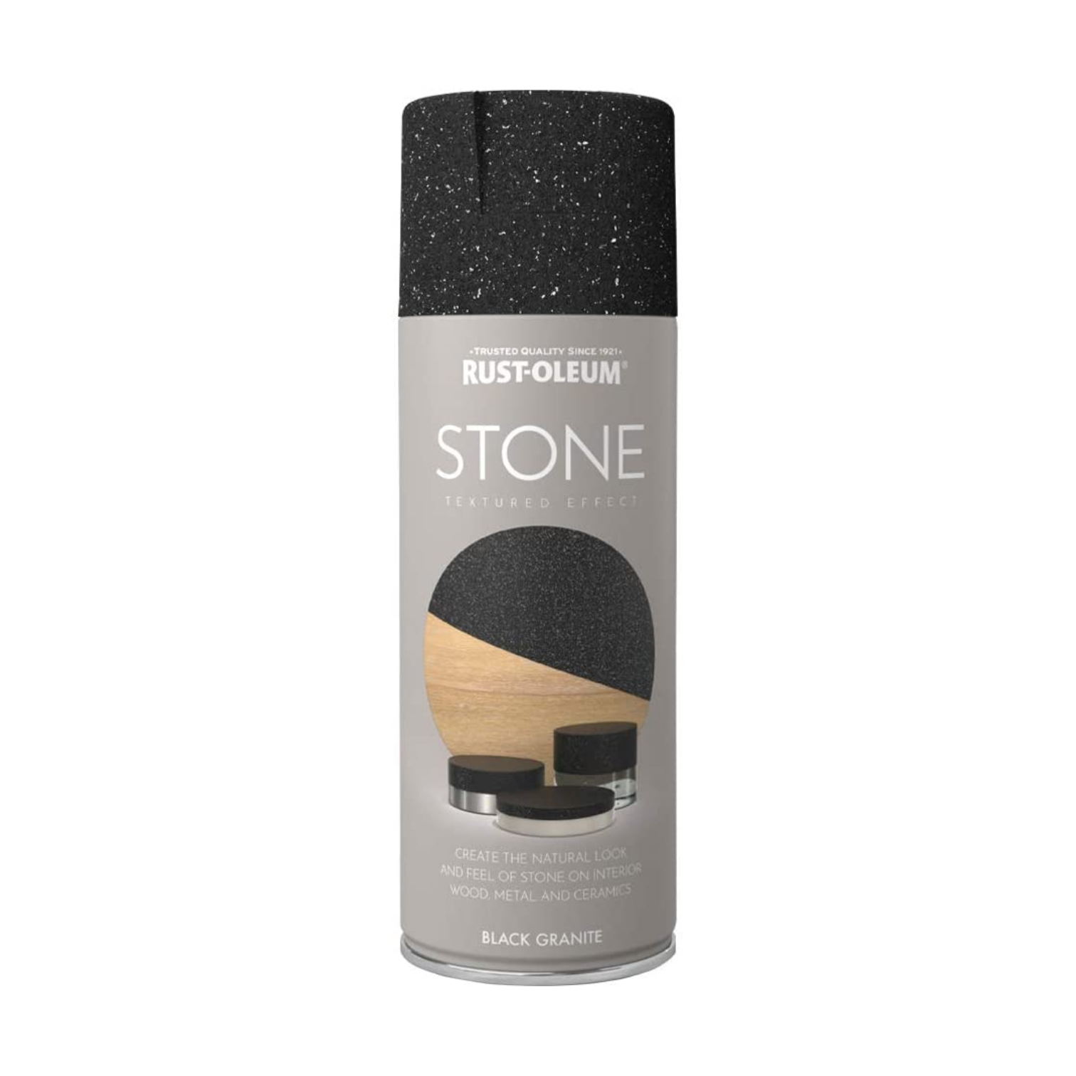 Rust-Oleum Stone Black Granite Spray Paint Black - Essential Home and Gifts