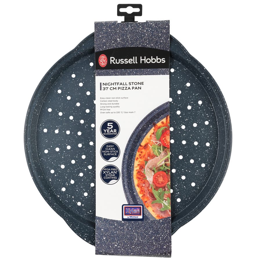 Russell Hobbs Nightfall Blue Stone Non-Stick Pizza Pan 37cm