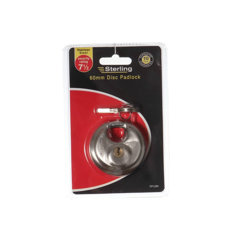 Sterling 60mm Disc Padlock