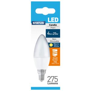 Status 4W SES LED Pearl Candle Bulb