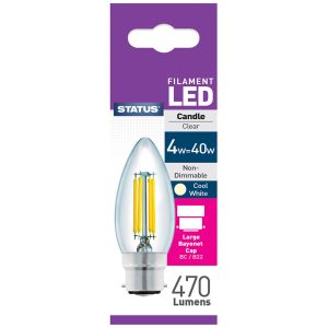 Status 4W BC LED Filament Replica Bulb - Image 2