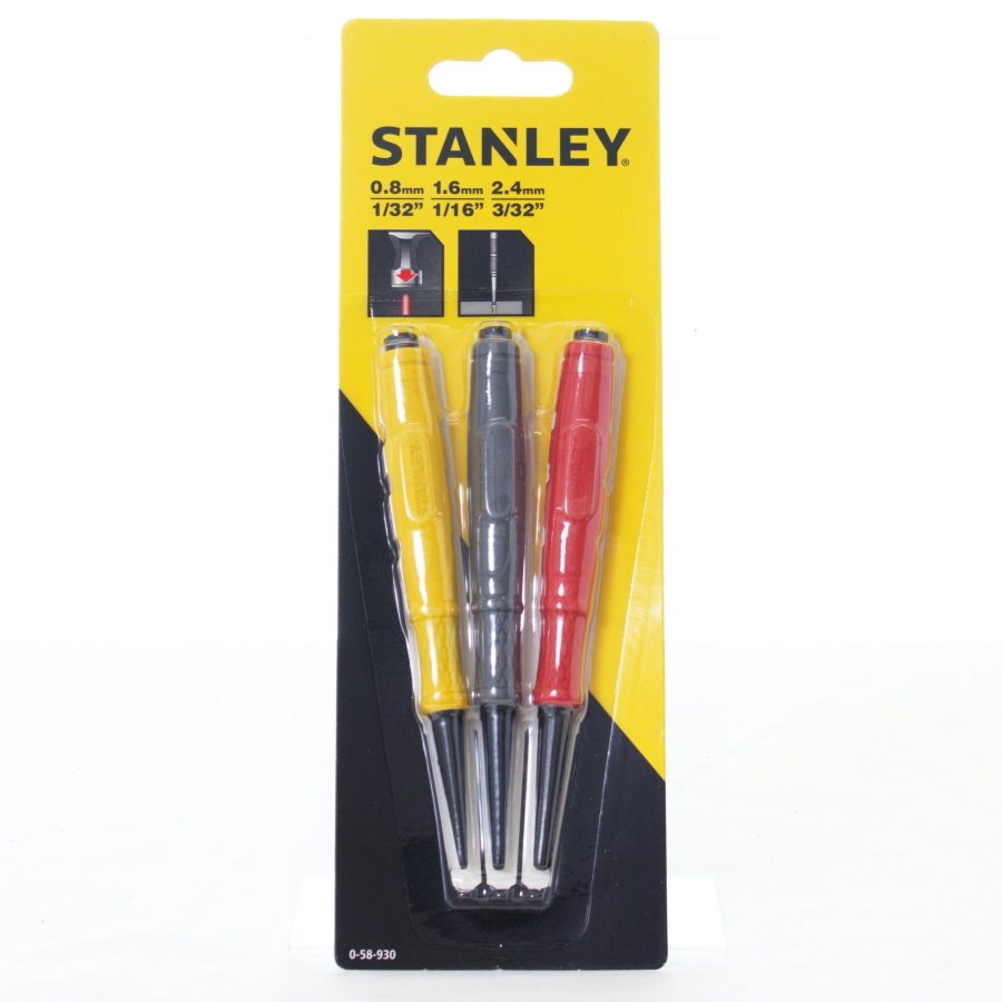 Stanley Dynagrip Nail Punch Set