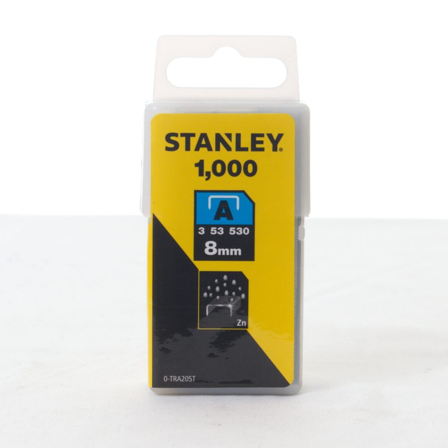Stanley Light Duty Tr45 8mm Staples (1000)
