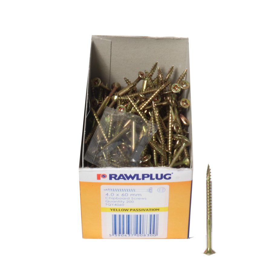 Chipboard Screw Quil-chip 4 x 60mm