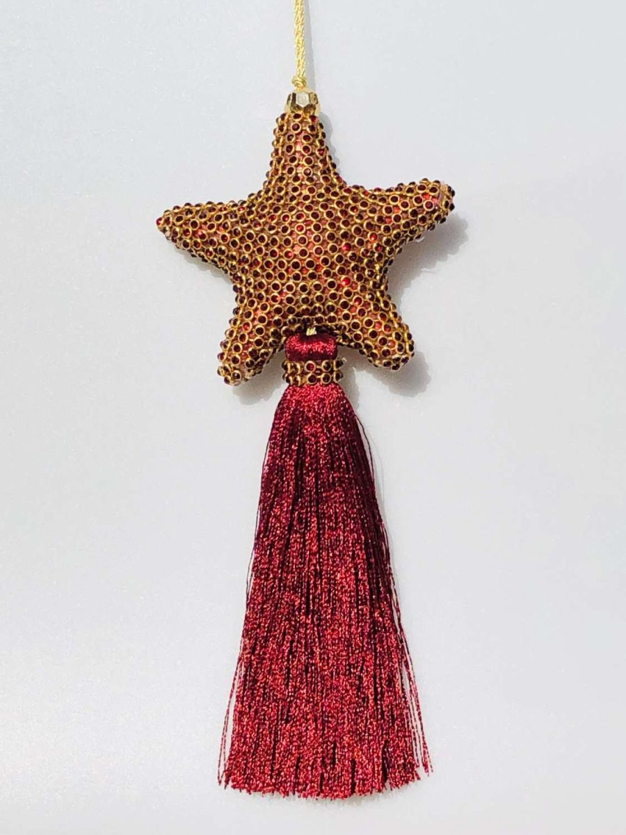 Tinker Tailor Crystal All Star with Red Tassel