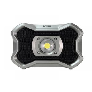 Faithfull Rechargeable Work Light with Speaker - Image 2