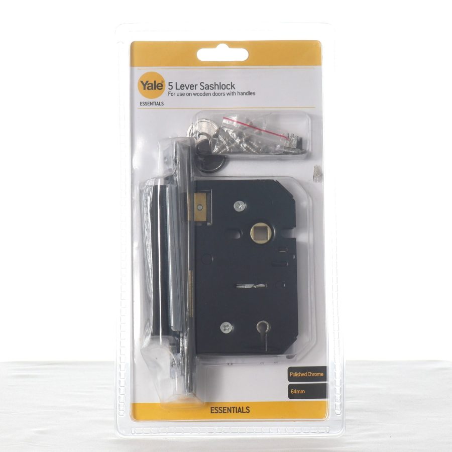 Dw Yale Essentials 5 Lev Sashlock 64mm Chrome