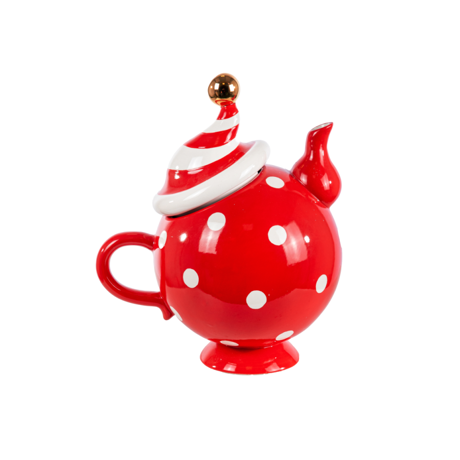 Santa Hat Teapot
