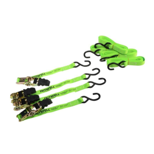 Faithfull Green Ratchet Tie Down Set - Image 2