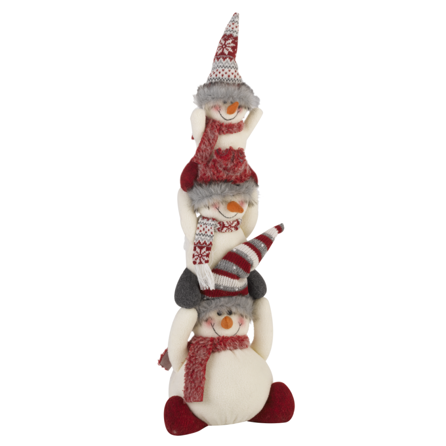 Three Kings Door Stop - Frosty Plush Stack
