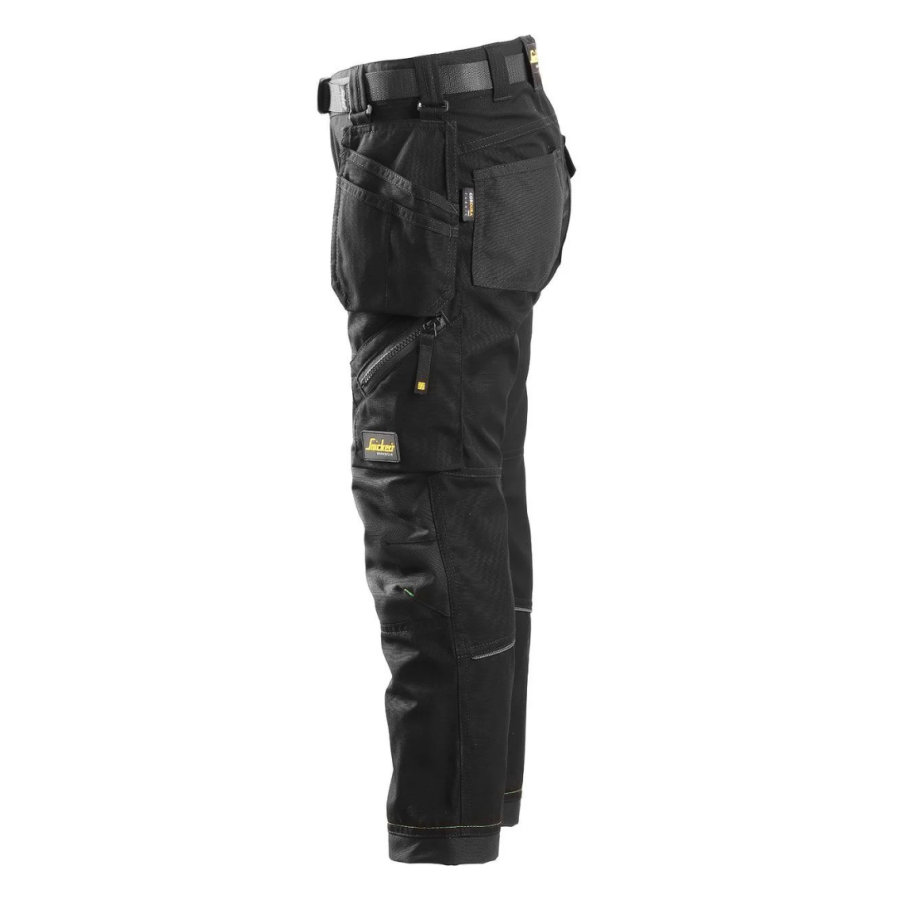 Trousers - Snickers Jnr - FlexiWork - 9-10 Yrs - Black - Image 2