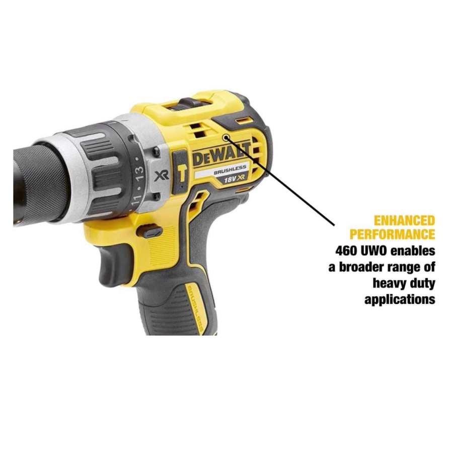 DeWalt 18V Combi Drill with Free 32 Piece Bit Set - Image 2