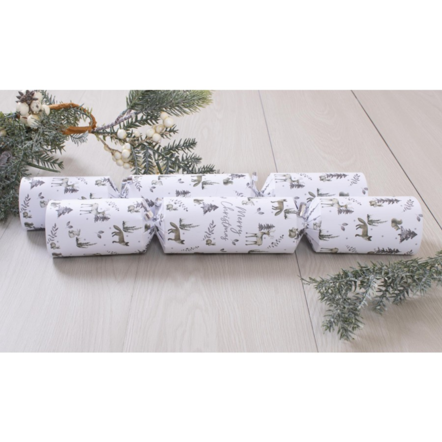 Luxury Recyclable Woodland Christmas Crackers - Pack of 10 - Image 3