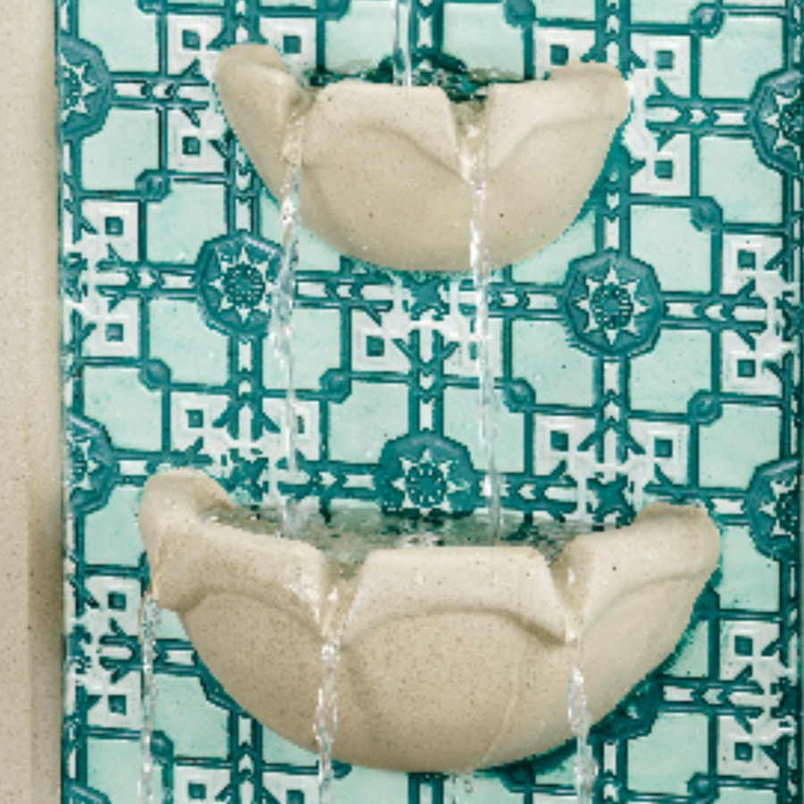 Spanish Style Mosaic Plug-in Wall Fountain - Image 3