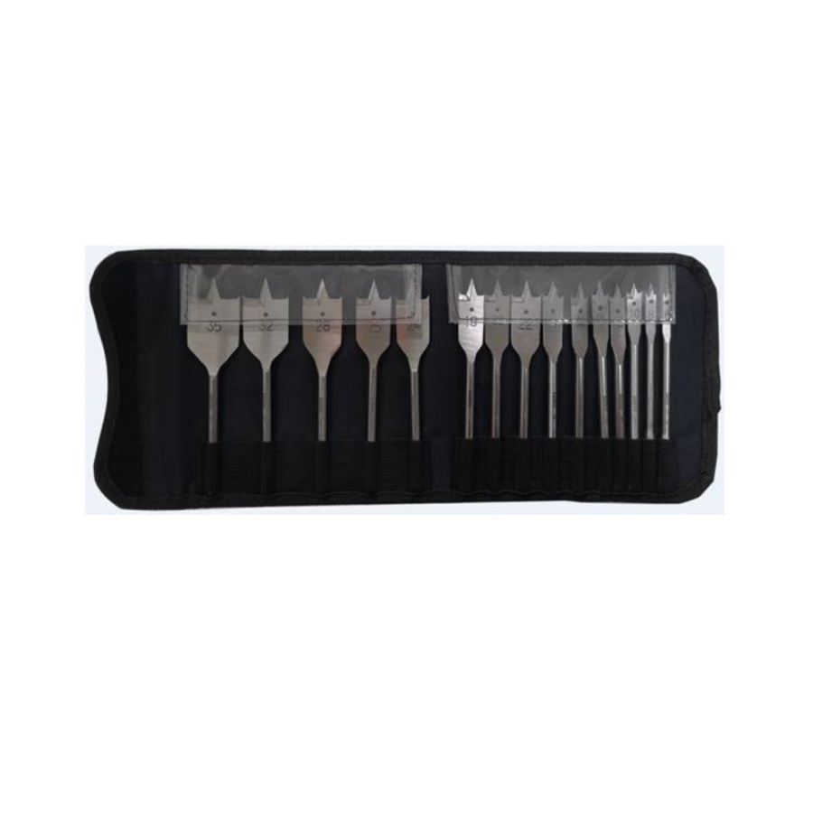 15 Piece Flat Bit Set