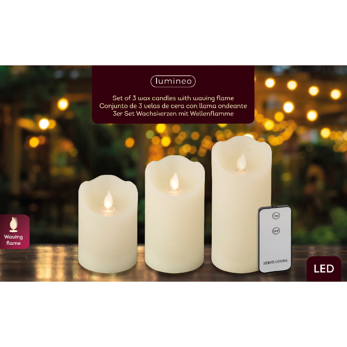 Lumineo led online candles