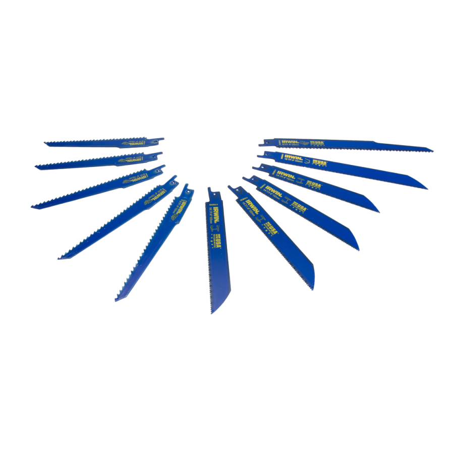 11 Piece Recip Saw Bi-Metal Blade Set