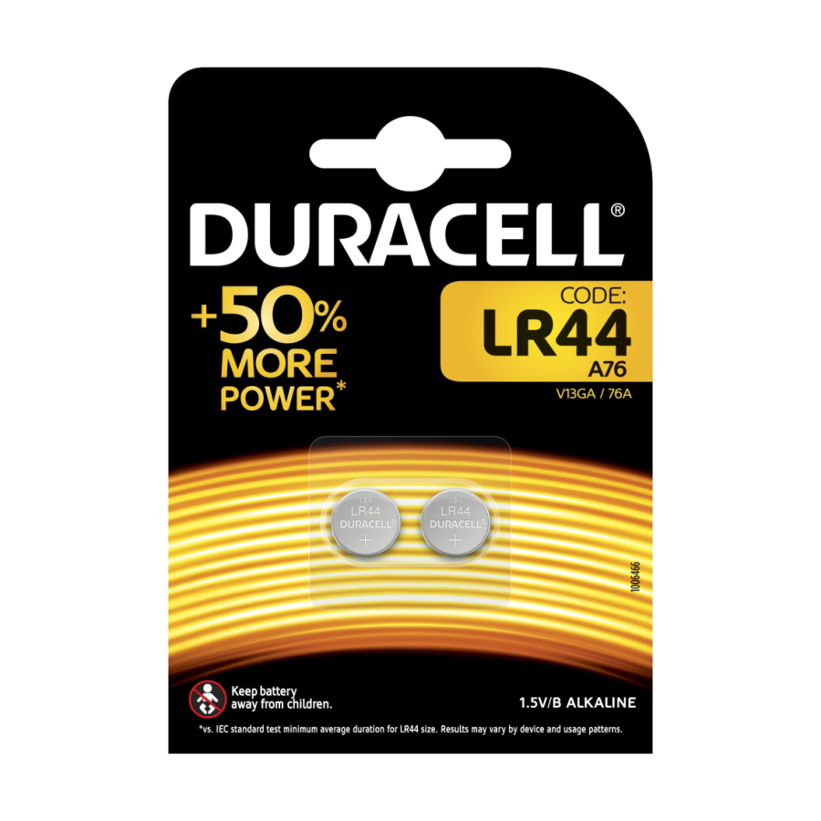 Duracell LR44 Coin Battery Pack