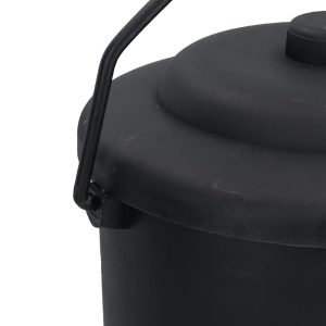 Black Plastic Coal Tub & Lid Harewood - Image 4
