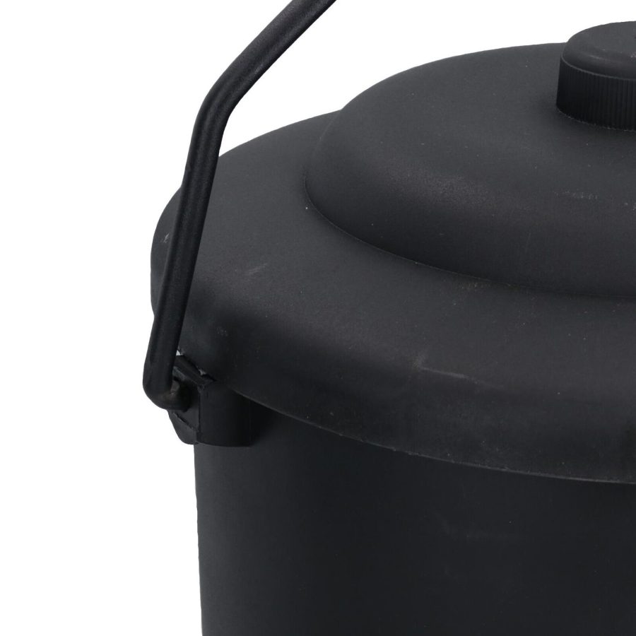 Black Plastic Coal Tub & Lid Harewood - Image 4