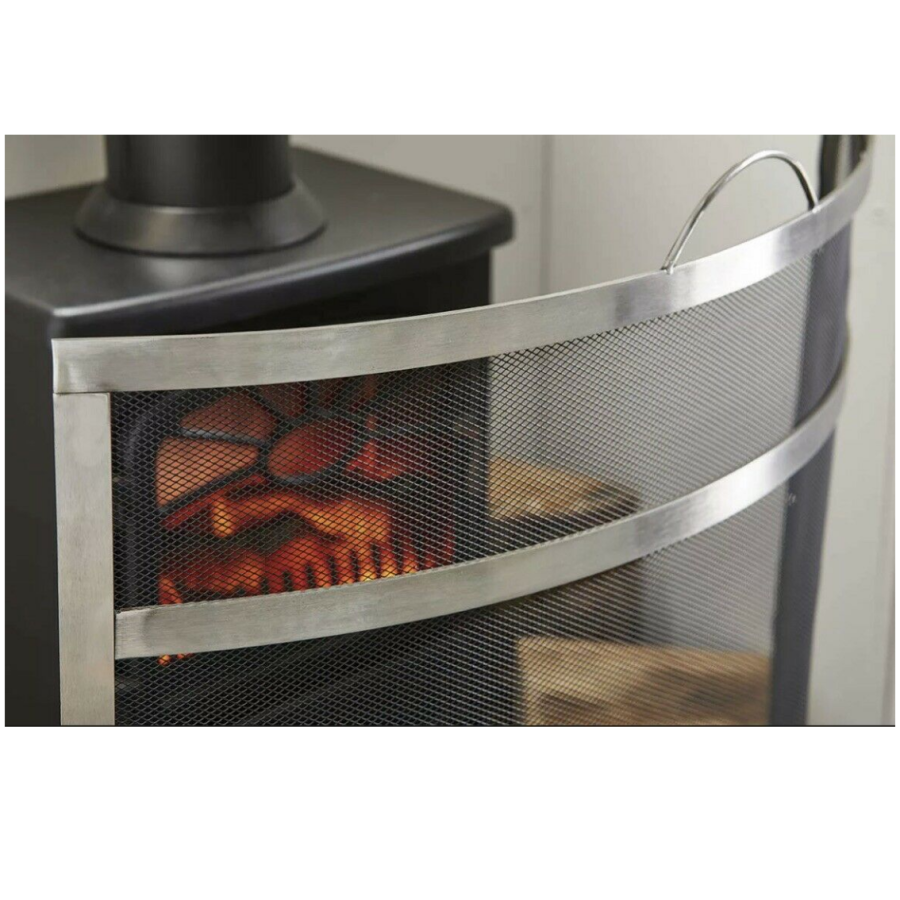 Inglenook Spark Guard Pewter Curved - Image 3