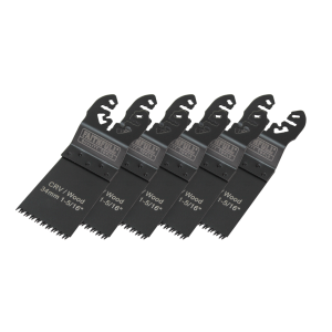5 Piece Flush Cut Wood Blade Set