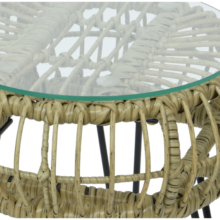 Lisbon Rattan Nest Coffee Table in Natural - Image 2