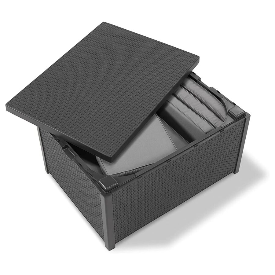 Keter Graphite Arica Outdoor Storage Table - Image 4