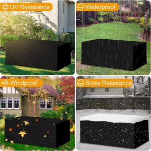 Square Garden Furniture Cover 120x120x75cm - Image 2