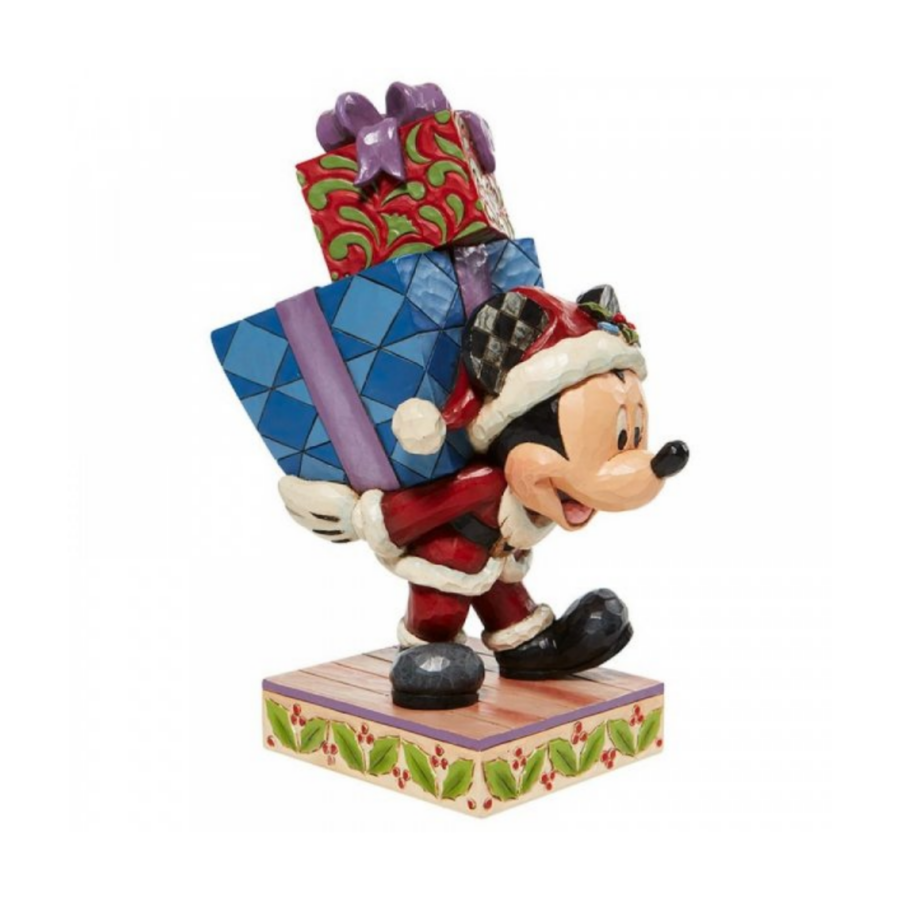 Jim Shore Mickey "Here Comes Old St. Mick" Figurine - Image 3