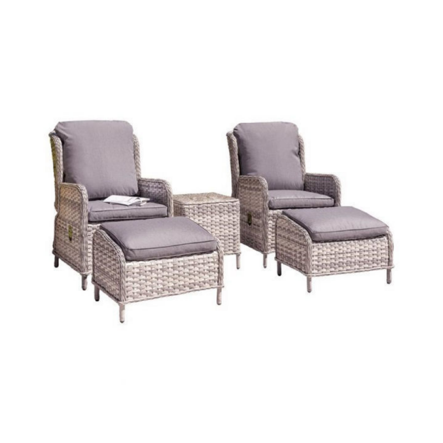 Eden Rose Adjustable Rattan Coffee Set - Image 2