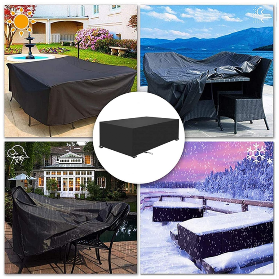 Square Garden Furniture Cover 120x120x75cm - Image 4