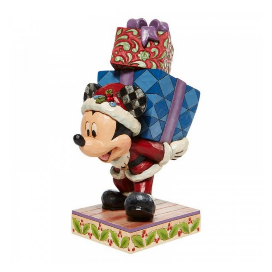 Jim Shore Mickey "Here Comes Old St. Mick" Figurine - Image 2