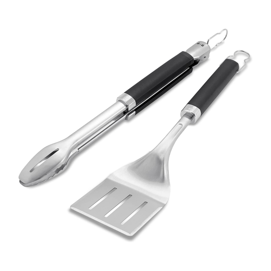 Weber Precision Grill Tongs & Spatula Set - Image 3