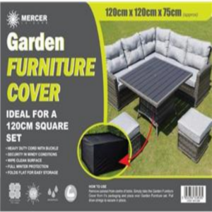 Square Garden Furniture Cover 120x120x75cm